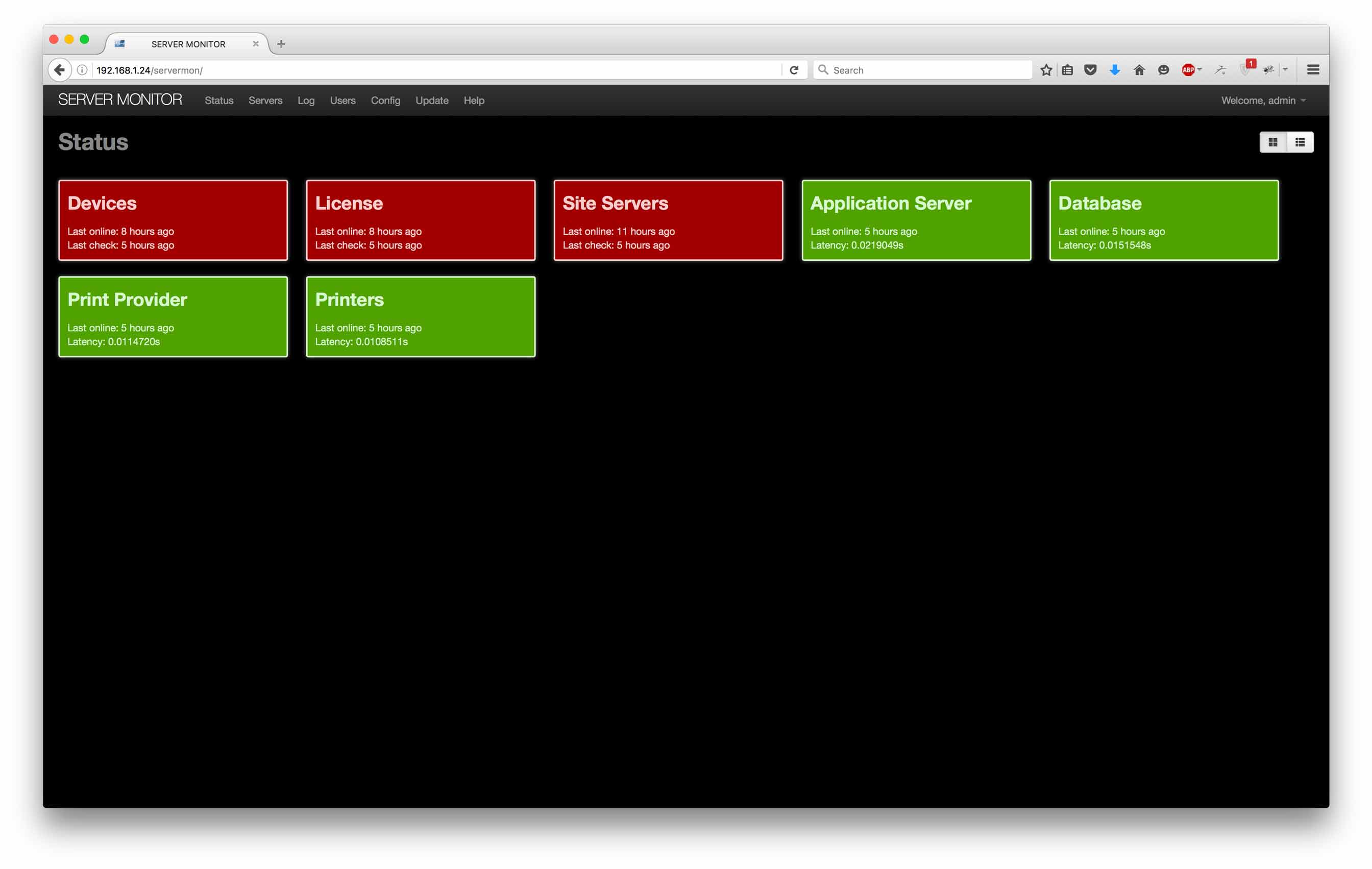 PHP Server Monitor