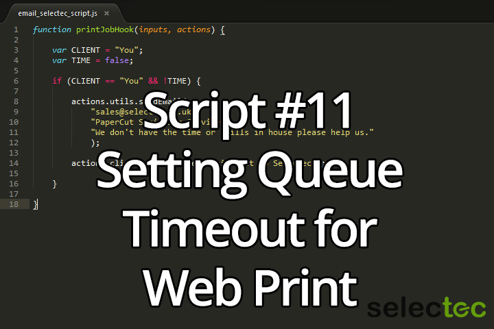 Setting queue timeout for WebPrint