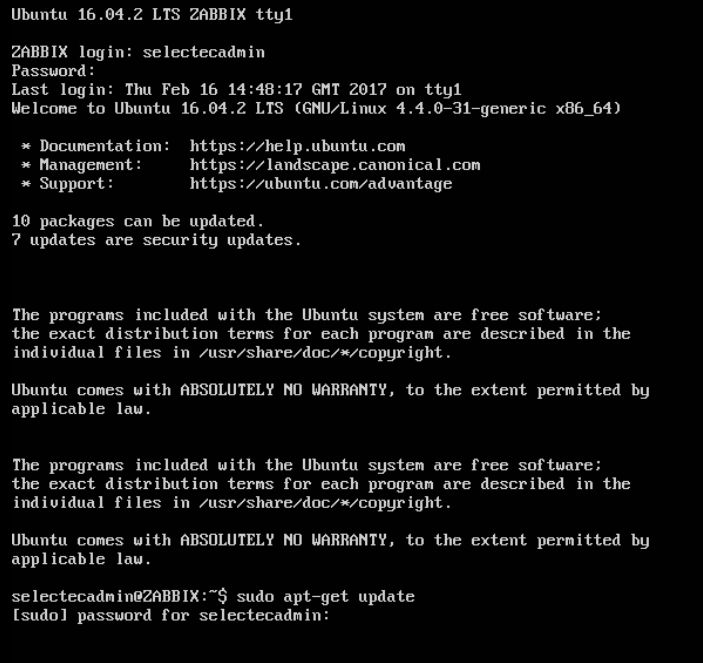 Step 2 - Update the OS