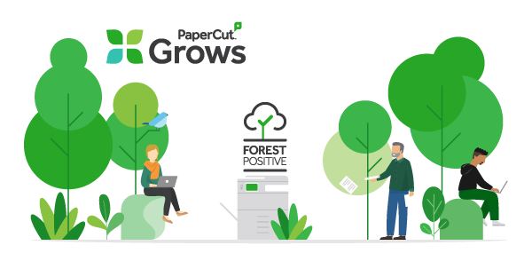Papercut grows forest positive printing select technology ltd